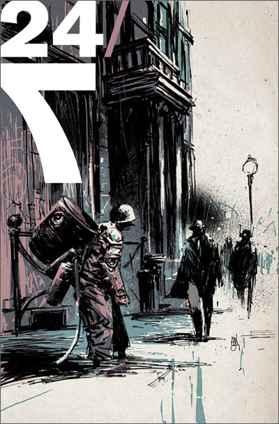 24seven Volume 2 Cover by Ashley Wood