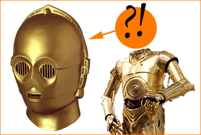 Collectors Edition C3PO Decapitated Helmet