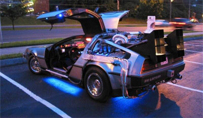 'Back to the Future' DeLorean Replica