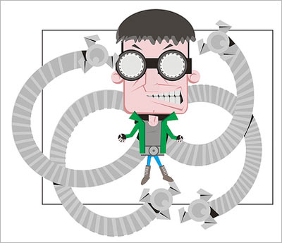 Doc Ock Illustrated by Fernando León