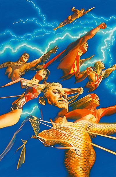 COMIC BOOK COVER PORTFOLIO No. 2: THE JUSTICE COVER COLLECTION Art by Alex Ross