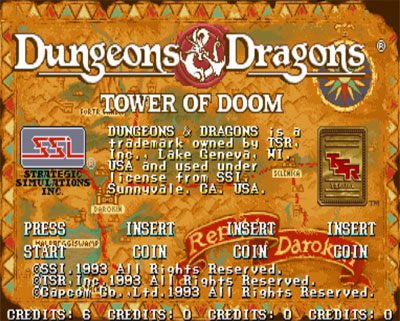 Dungeons & Dragons: Tower of Doom - 1993 - Capcom 