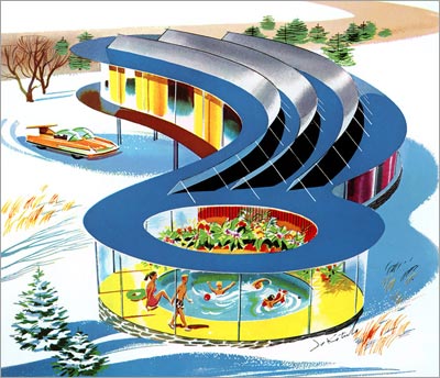 Solar Home of the Future 1958