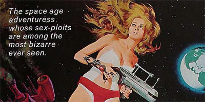 Barbarella Poster Detail: Sexy Adventures in Outer Space