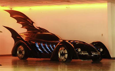 The Batmobile, which was featured in the 1995 Batman Forever movie