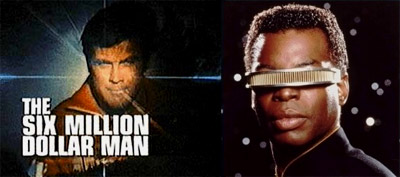 Bionic Eyes Becoming Real: The Six Million Dollar man and Star Trek