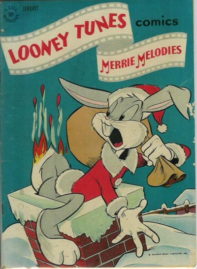 1946 cover of Looney Tunes & Merry Melodies Comics #38 featuring Bugs Bunny