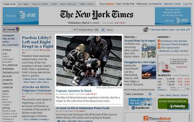 Captain America on the Front Page of the New York Times