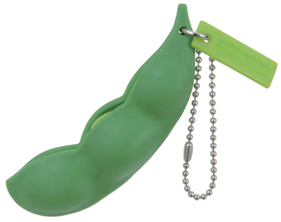 Edamame Keychain