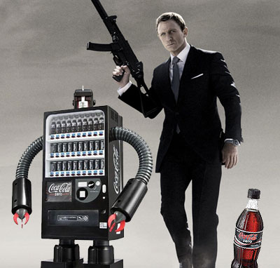 The Spy Who Chugged Me: 007 Shills Coke Zero - parody of the Quantum of Solace