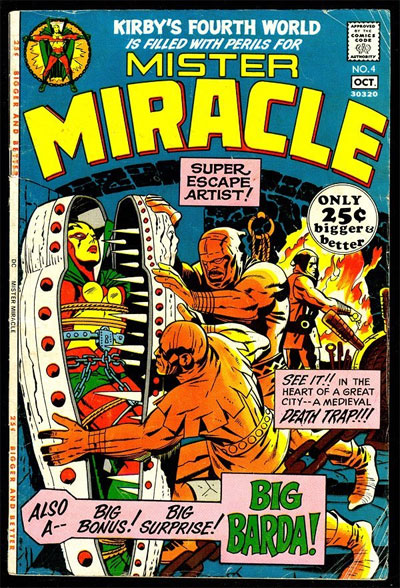 Mister Miracle illustration by Jack Kirby