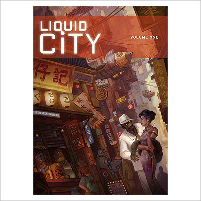 LIQUID CITY by MIKE CAREY, SONNY LIEW, GERRY ALANGUILAN, LAT, JON FOSTER & others - cover SHELLY WAN