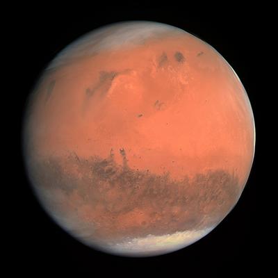 Mars on a Cloudy Day