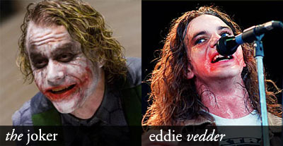 Separated at Birth: The Joker and Eddie Vedder