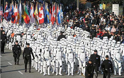 Star Wars Invades the Rose Bowl Parade