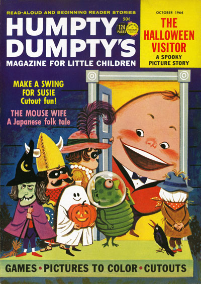 Cover to Humpty Dumpty's magazine, October 1964. Illustrated by Dan Lawler.