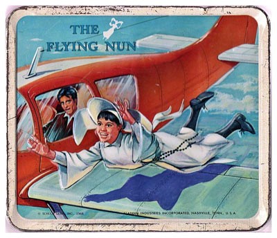 The Flying Nun lunchbox - back side