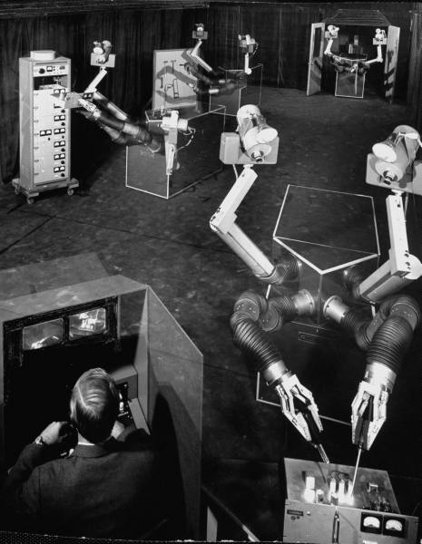Mobot the magnificent mobile robot invented by Hughes Aircraft Electronic Labs. 1961