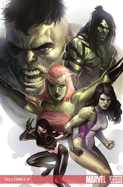 Hulk Family #1: Cover Illustration by Marko Djurdjevic