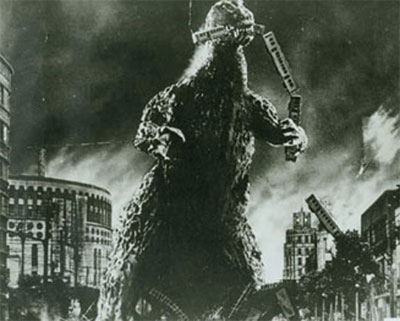 Godzilla is hungry!