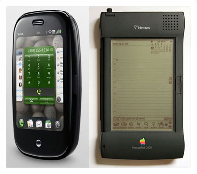 The Palm Pre and the Apple Newton