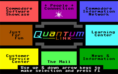 Quantum Link for the C64 in the mid-80s