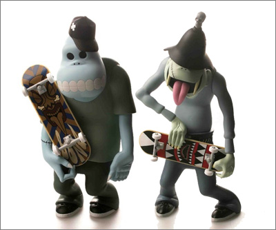 Zombie Skateboarders designed by Tsuchiya Shobu 