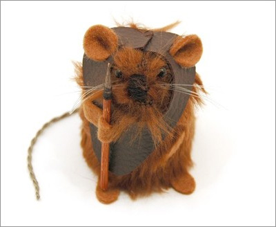 Star Wars Mice from the House of Mouse on Etsy: Ewok Mouse