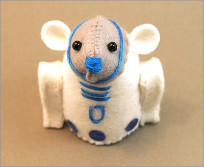 Star Wars Mice from the House of Mouse on Etsy: R2-D2 Mouse