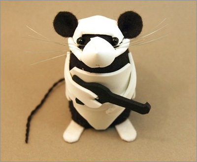 Star Wars Mice from the House of Mouse on Etsy: Stormtrooper Mouse