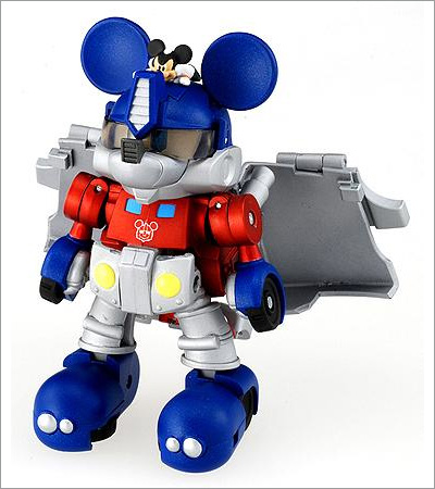 Transformers Disney Label Mickey Mouse