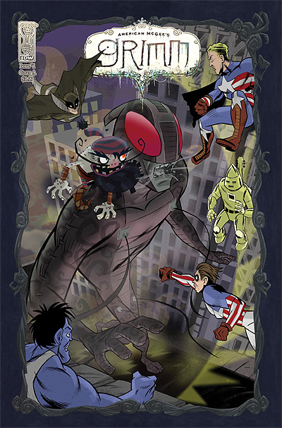 American McGee's Grimm #1: Cover illustration by Grant Bond