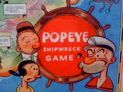 Popeye Shipwreck Game from 1933
