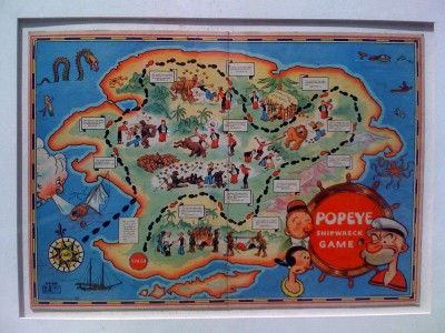 Popeye Shipwreck Game from 1933 - full view