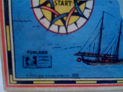 Popeye Shipwreck Game - detail