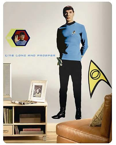 Star Trek Spock Peel and Stick Giant Wall Applique