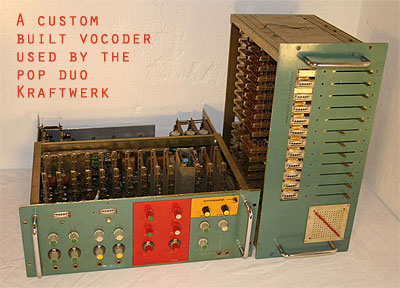 Early 1970s transistor vocoder custom built and used by the pop duo Kraftwerk for the album Ralf und Florian
