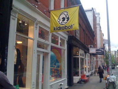 kidrobot store nyc at 118 Prince Street