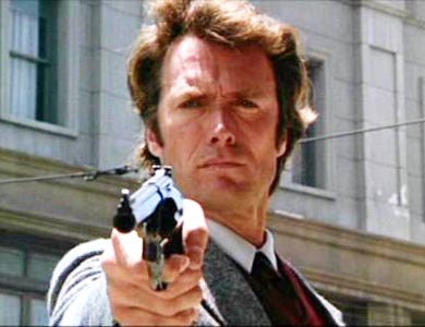 Clint Eastwood as Dirty Harry