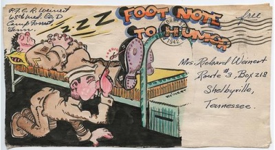 Illustrated Envelopes from World War II from Corporal Weinert