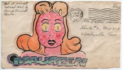 Illustrated Envelopes from World War II from Corporal Weinert