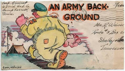 Illustrated Envelopes from World War II from Corporal Weinert