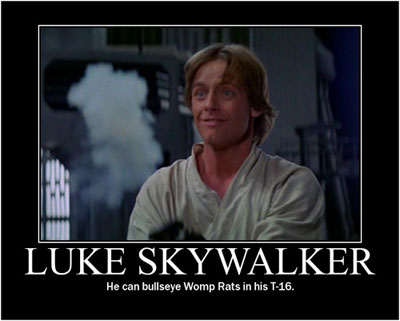 Luke Skywalker. And why is today Star Wars day?