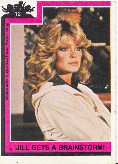 Charlie's Angels cards: Jill gets a brainstorm!