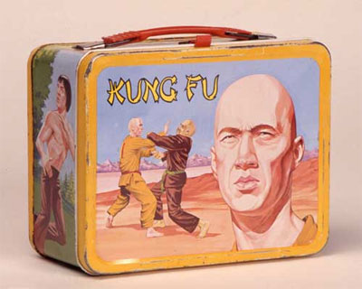 A vintage 1974 Kung Fu lunchbox