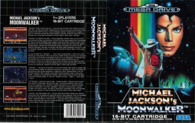 Michael Jackson's Moonwalker Sega game from 1990