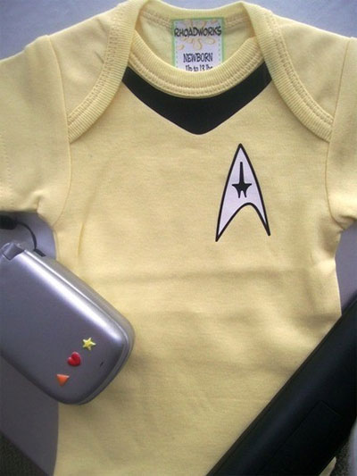 Star Trek Baby Tee Shirt Star Trek Baby Tee Shirt