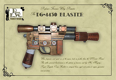 Steampunk Prop Gun - The DG-4450 Blaster