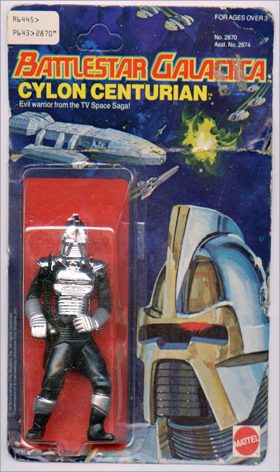 Battlestar Galactica Cylon Centurian three and three quarter inch action figure  from 1978