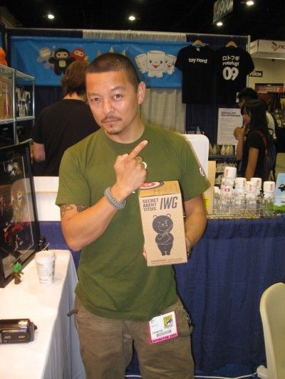 Patrick Ma of Rocket World with his new release plush 